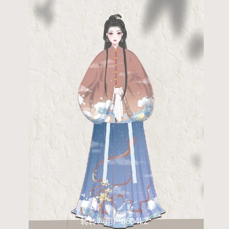 出社大鱼海棠明制汉服女原创正品中国风立领百...