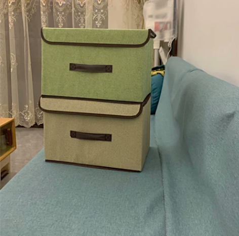 【亏本处理】50个布艺折叠收纳箱防霉储物整...