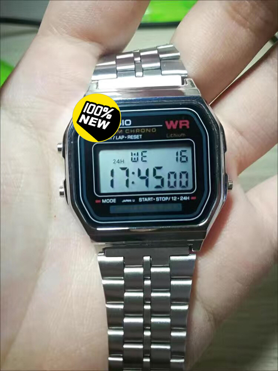 朋友送的全新卡xi鸥小方块电子表