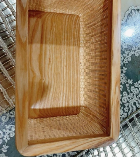 水果篮收纳篮藤编水果篮子收纳筐编织收纳盒桌...