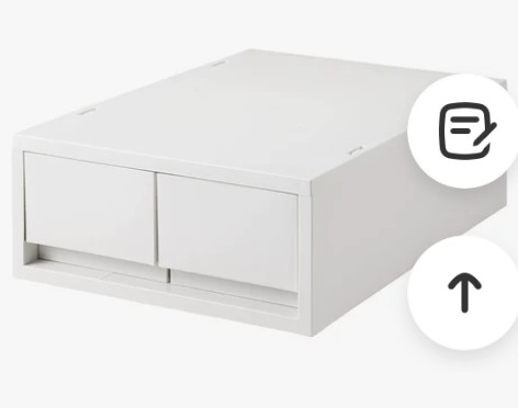 MUJI PP储物箱 抽屉式 感兴趣的话点...