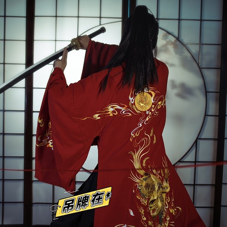 【全套】序绘原创 麒麟 祥瑞大袖衫披风外套...