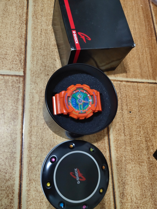 卡西欧稀缺ga110A初代橙，收录到卡表天...