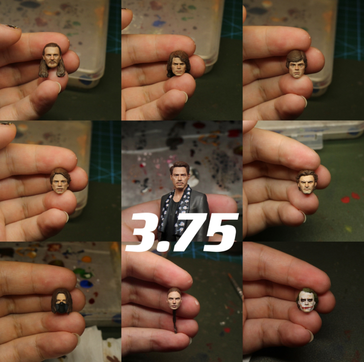 1/18 3.75寸6寸钢铁侠星球大战金刚...