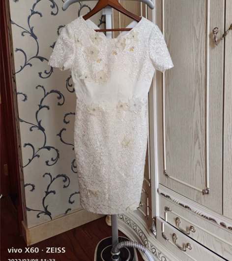 韩国高端女装，康金庸。1码。重工刺绣，无比...