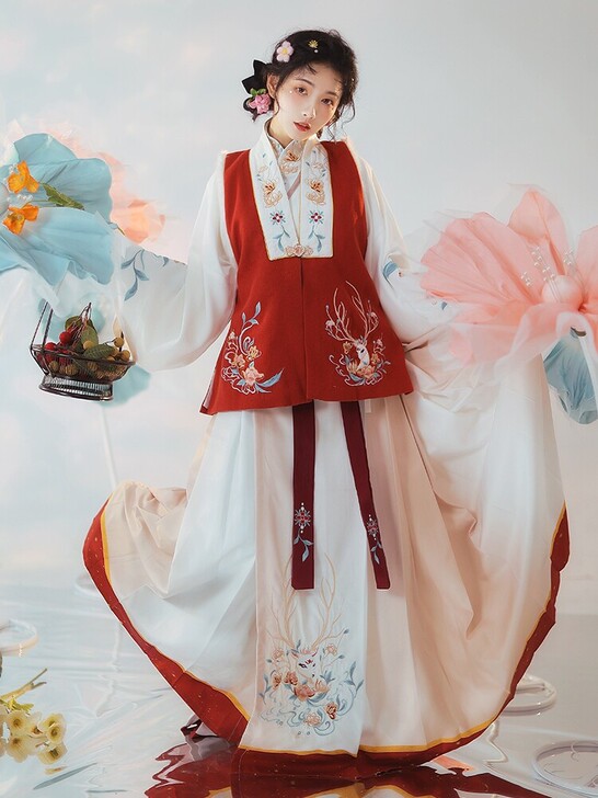 耀春旗舰店 林间鹿汉服三件套(可出可换)