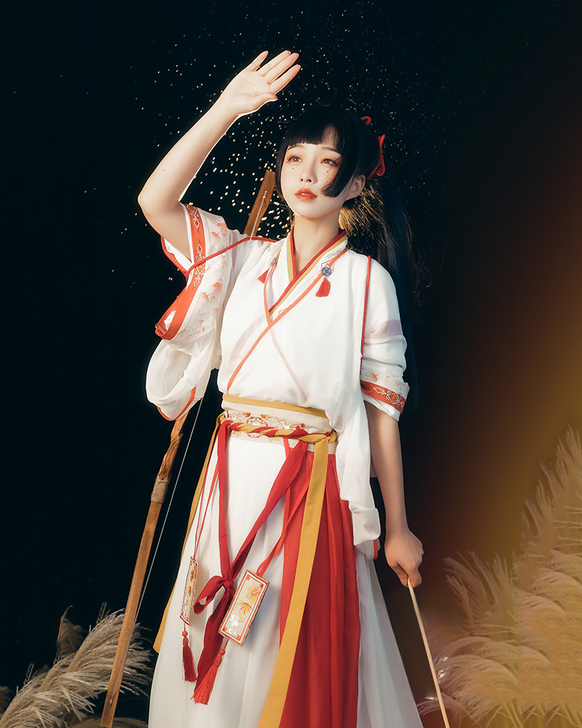 宿问【白露】 晋制原创汉服女齐腰襦裙中国风...