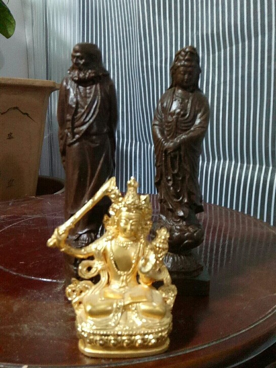 标价为三尊一起的价格，合金的高7.5厘米，...