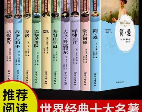 清仓世界十大名著全套10册简爱正版巴黎圣母...