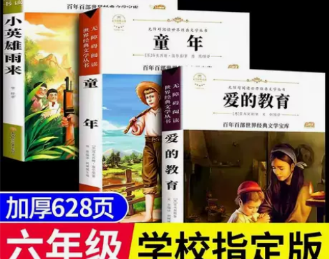 爱的教育小英雄雨来童年 全新3册25元包邮...