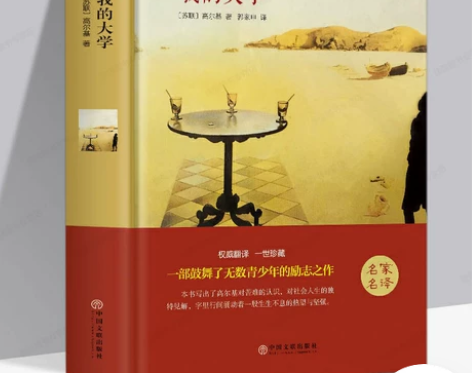 精装 我的大学 高尔基正版 童年 在人间全...