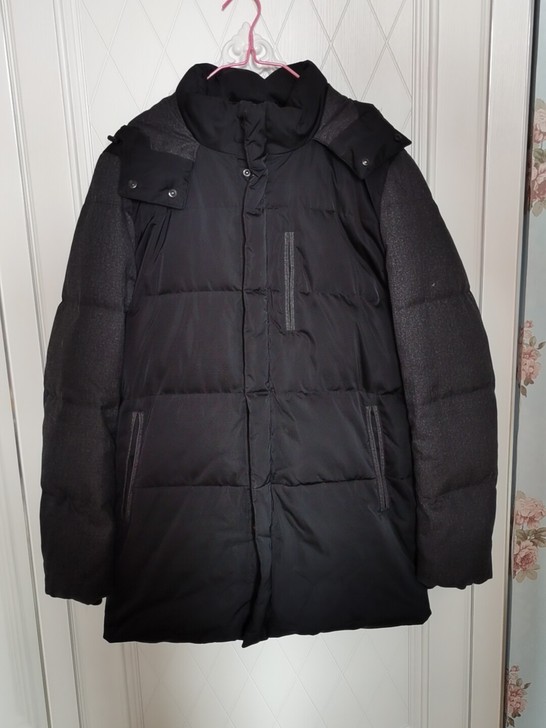 男士xl品牌羽绒服 中长款  99新
