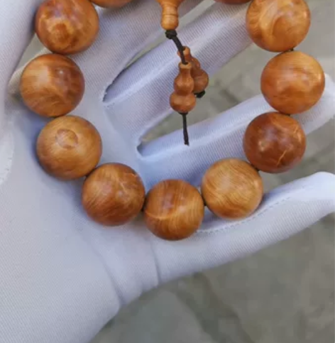 太行崖柏红油手串闪电高油高密2.0 高油高...
