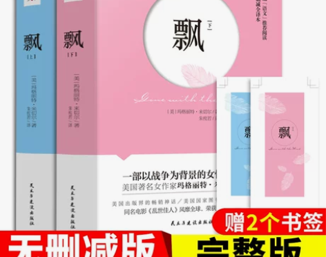 飘 上下无删节全译本 原版正版中文版世界