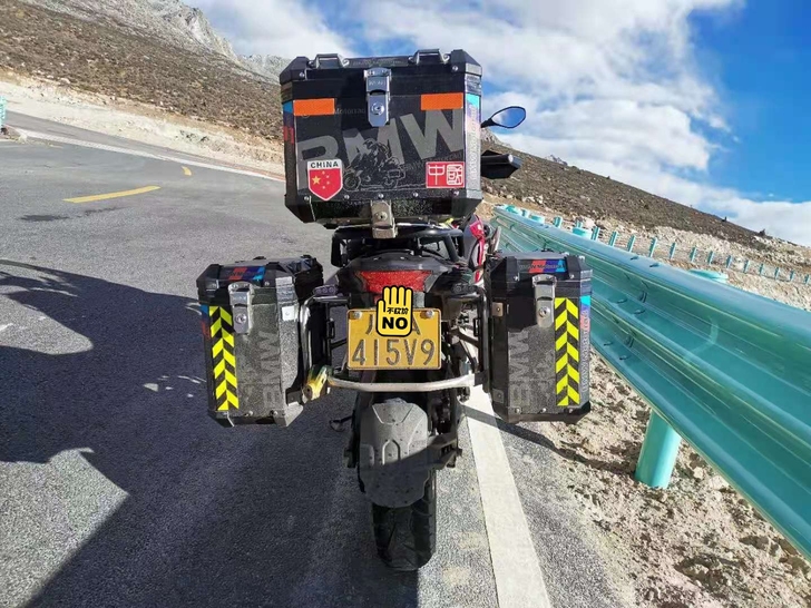 贝纳利金鹏502拉力摩托车，全套装备带三箱...