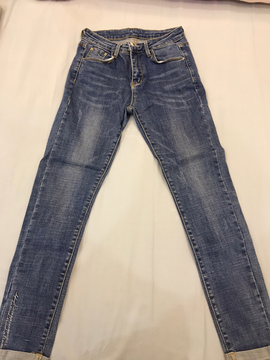 小脚牛仔裤,M码