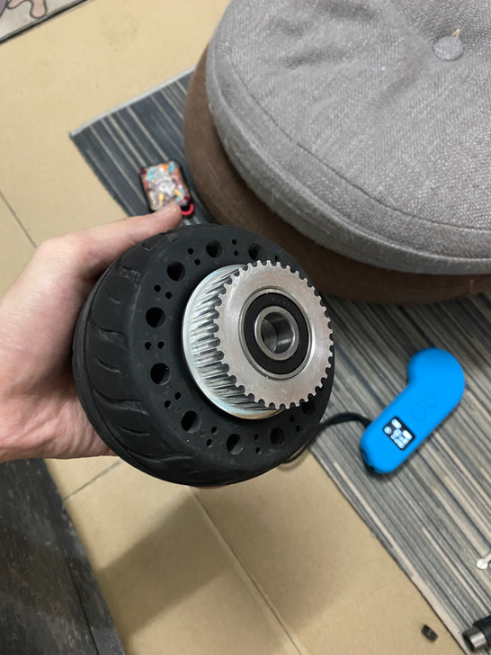 电动滑板5柱同步轮，一对的价格