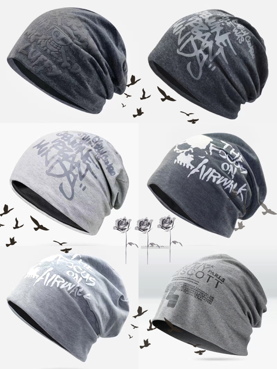 复古朋克哥特风赛博风帽子冷帽堆堆帽