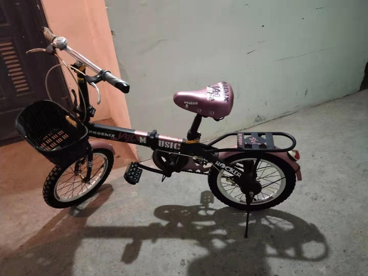 凤凰牌折叠自行车，可放后备箱，适合小孩骑的...