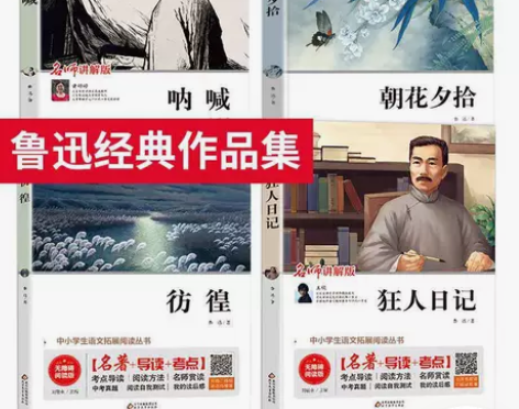 朝花夕拾呐喊彷徨狂人日记鲁迅作品集原著书初...