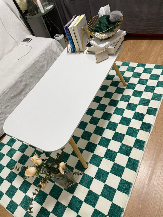 很新的北欧简约风长方形茶几小桌子 9成新便...