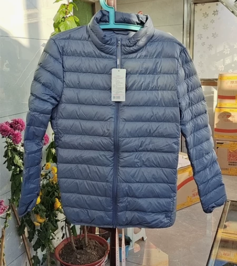 品牌：京东京造男士精选90白鹅绒立领羽绒服...