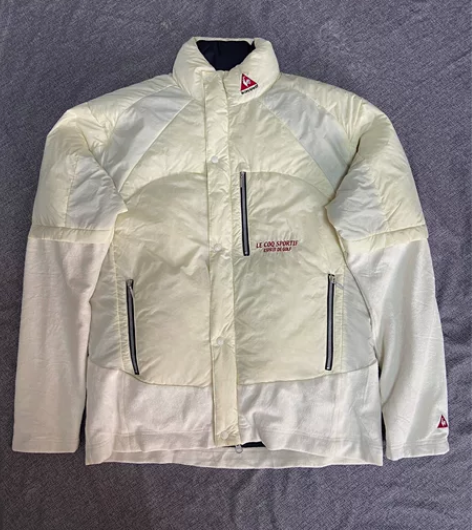 vintage古着乐卡克男士拼接保暖羽绒服...