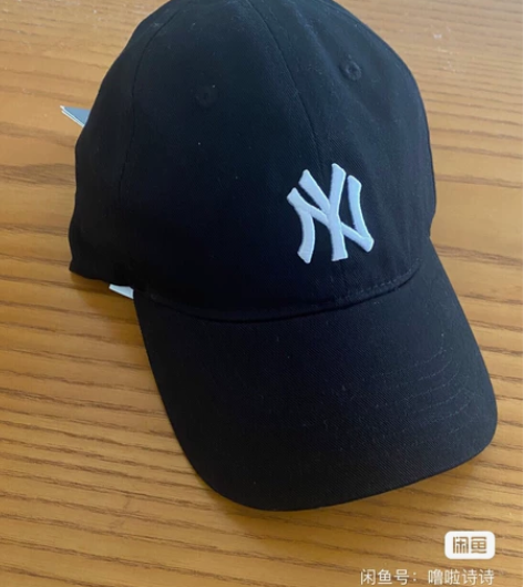 包邮 mlb黑色鸭舌帽 经典色 全新的 棒...