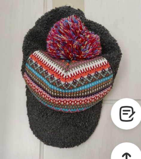 三款帽子,冬季毛绒帽1腰果花变形虫粉帽1夏...