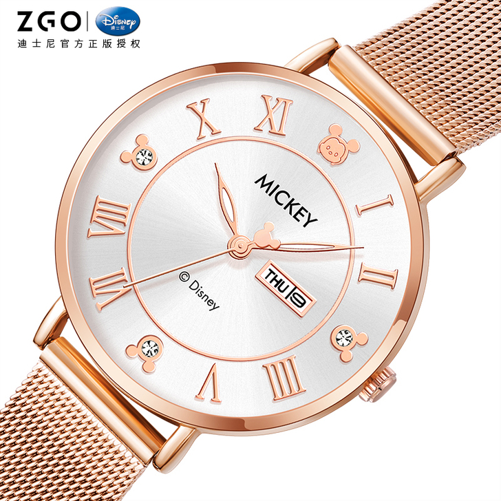 迪士尼手表女款夏季联名2021年新款ins...