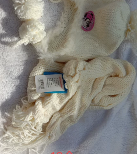 迪士尼儿童帽子秋冬套头纯棉保暖幼儿可爱男童...