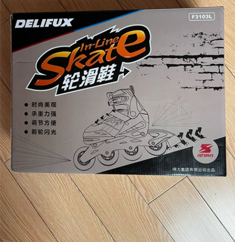 得力（deli）风行F3103L 儿童溜冰...