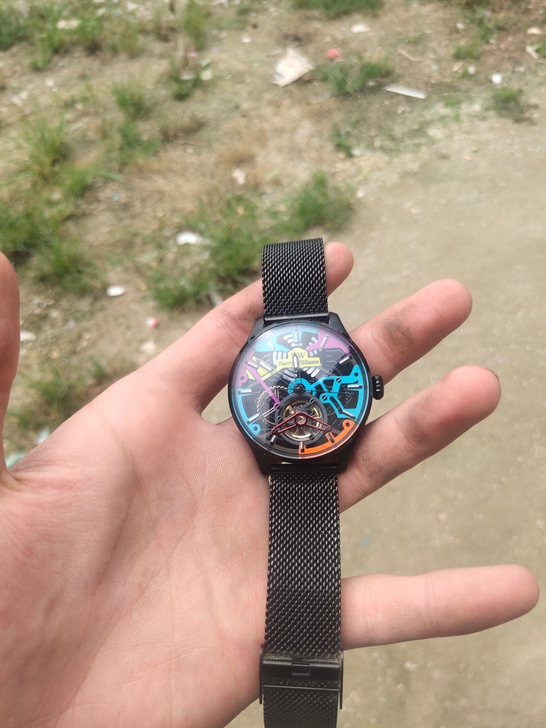 品牌型号 哈里威廉机械表，买了不到2个月；