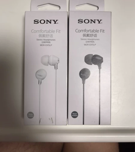 两个sony索尼耳机 全新 未使用 游戏 ...