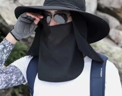 转店处理一批防晒帽子男士钓鱼帽，户外登山太...