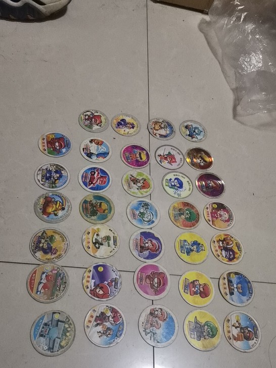 跑跑卡丁车圆卡小二郎卡之宝,绝版老玩具怀旧...