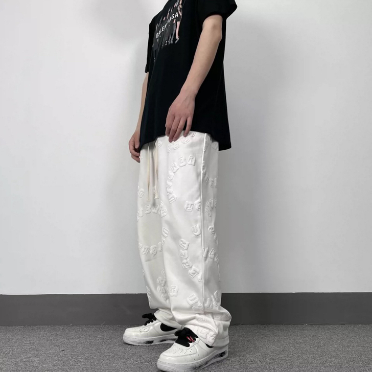 美式oversize裤子男夏季潮牌高街风h...