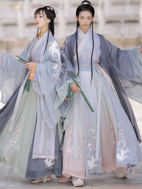 出社【麟星瑶】汉服女中国风原创正品魏晋交领...