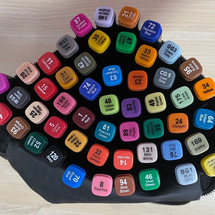 清仓处理马克笔50包一包54支多送2支就5...