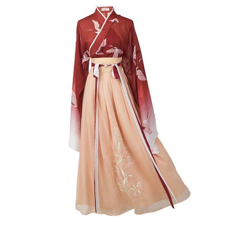 出汉服全新两件套齐腰