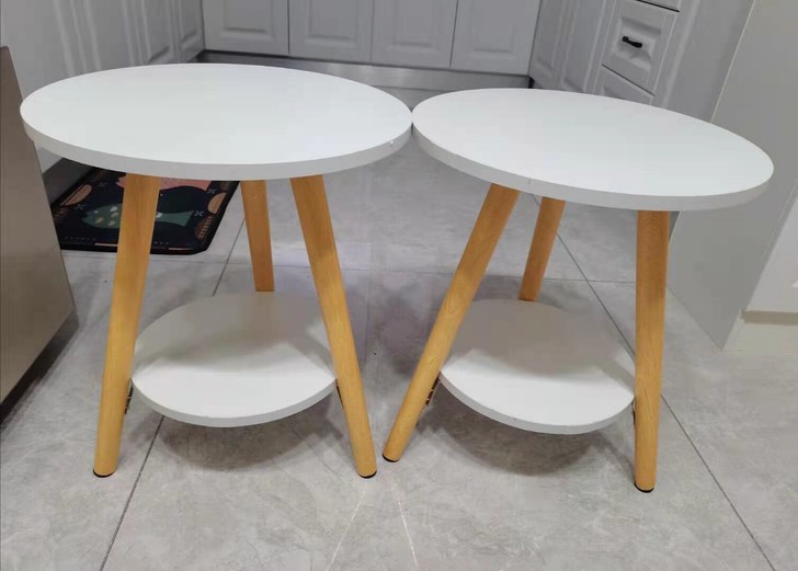 【全新包邮】茶几小圆桌沙发边几床头小桌子家...