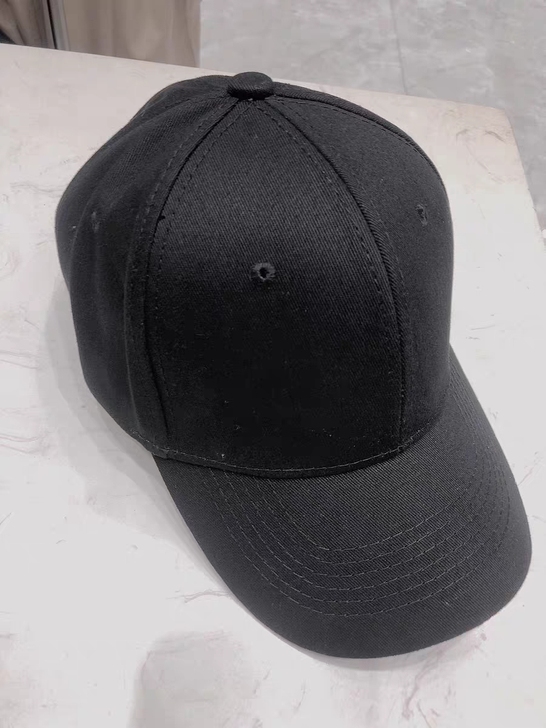 【全新】帽子男女通用鸭舌帽韩版太阳帽黑色i...