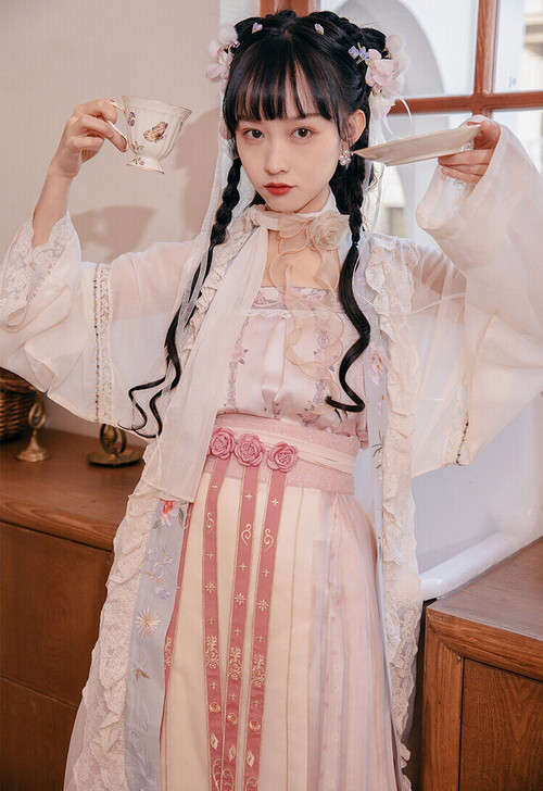 【汉服出租】七月夕《凡尔赛花园》 宋制齐腰...