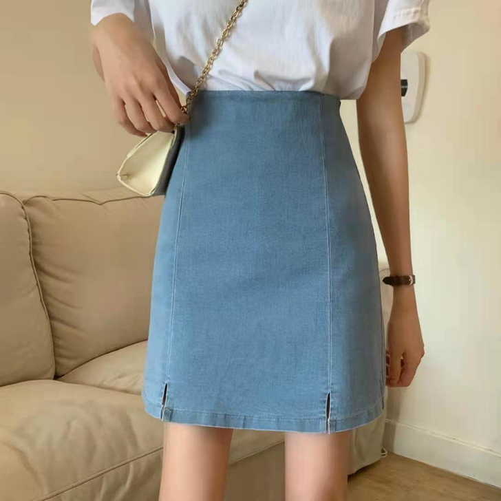 大码女新款包裙显瘦开叉半身裙女夏季胖MM一...