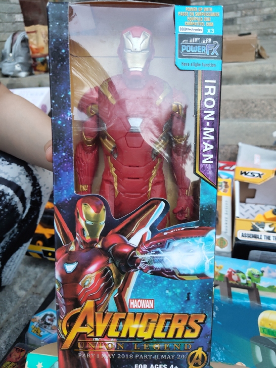 声光软胶钢铁侠模型玩具 正版授权 淘宝价7...