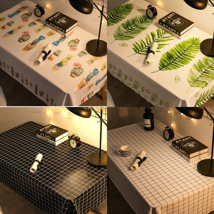 加厚桌布隔热防油防水免洗防烫茶几餐桌布圆形...