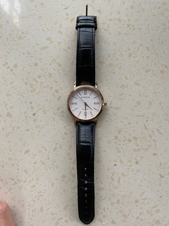 罗西尼男款石英手表闲置出售，喜欢可私聊哦