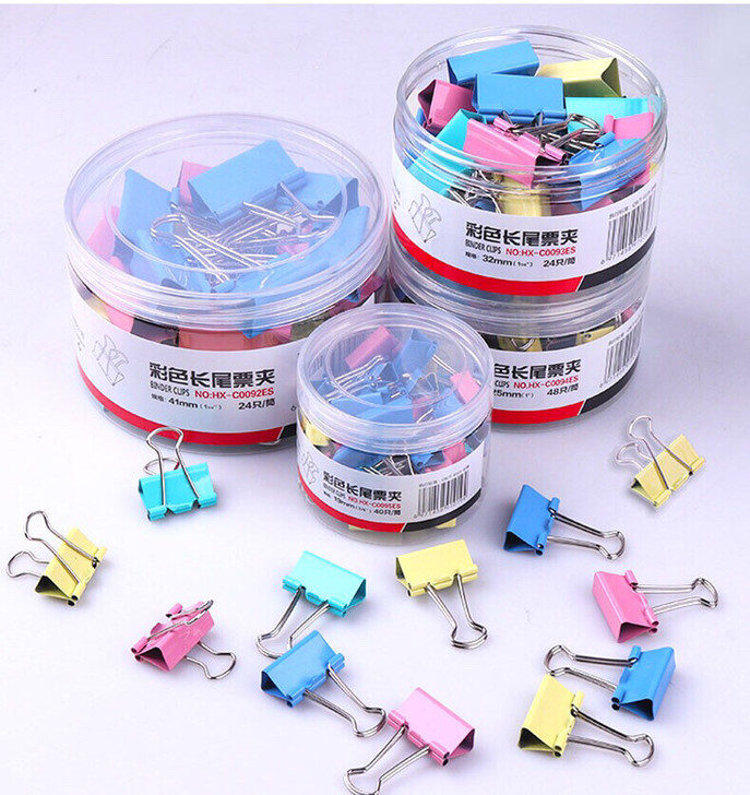 大号长尾夹燕尾夹小号文件夹子