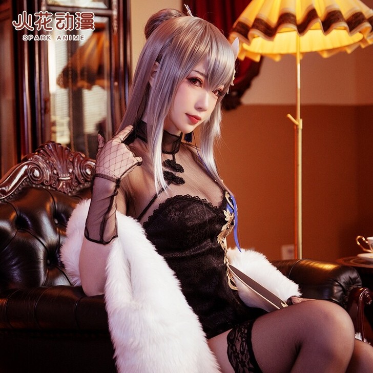 blhx碧蓝  航线路易九世旗袍cos