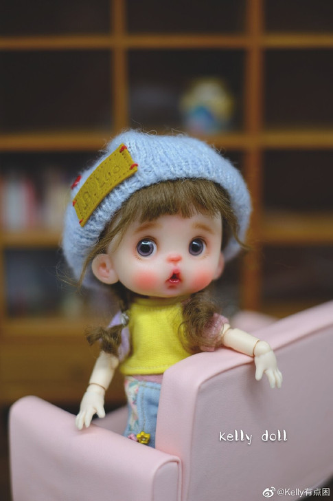 出ob11娃Kelly娃贴发粘发嘟嘟嘴 借...